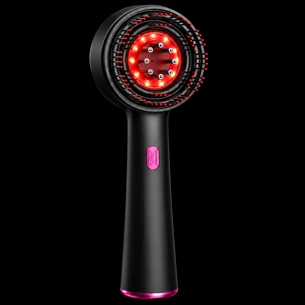 Electric Scalp Massage Comb with Red Light Therapy
