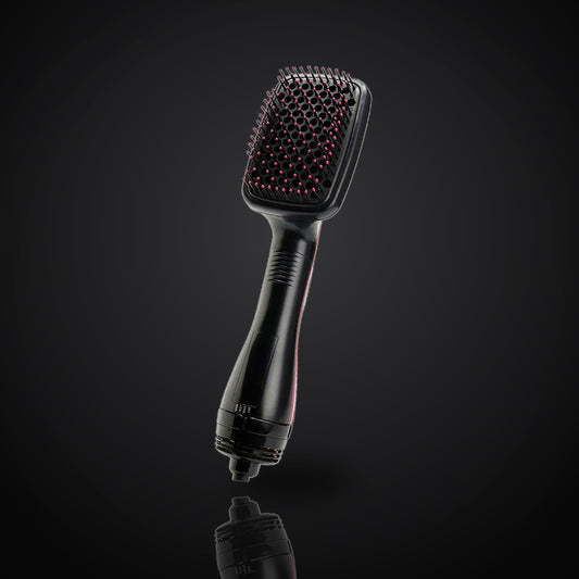 3-in-1 Hot Air Brush – Hair Dryer, Straightener & Curling Styler for Effortless Hair Styling